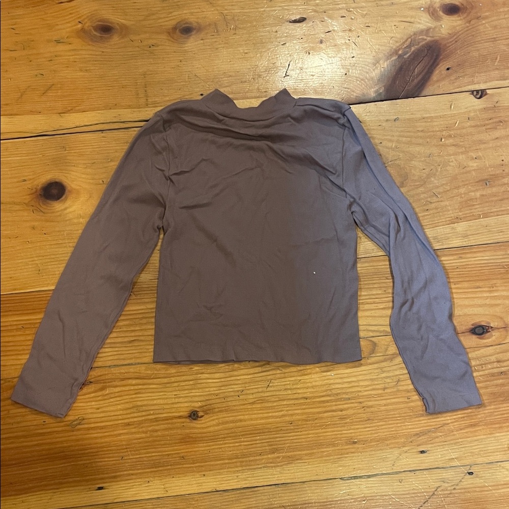 Women's Brown Long Sleeve Top